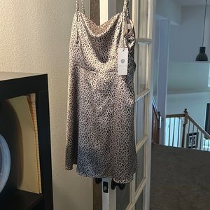 Cheetah print dress